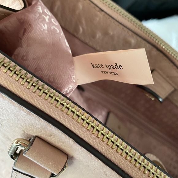 Kate Spade Blush Textured Tote with strap - Picture 16 of 16